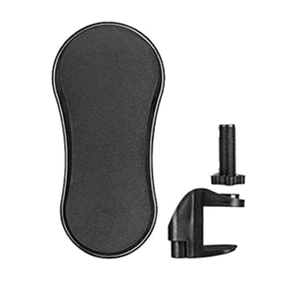 HOT1950s Adjustable Computer Wrist Rest Armrest Attachable Computer Table Arm Support Mouse Pads Arm Wrist Rests Chair Extende- Ergonomically Designed Mouse Pad Arm-Stand Desk Extend (Black)