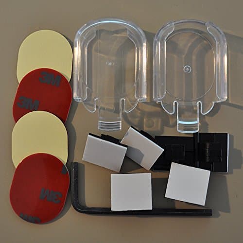 Lukas Mount Bracket (2 Sets) Extra Full Package for Lukas QVIA T790 Full HD Wi-Fi Dashcam Black Box