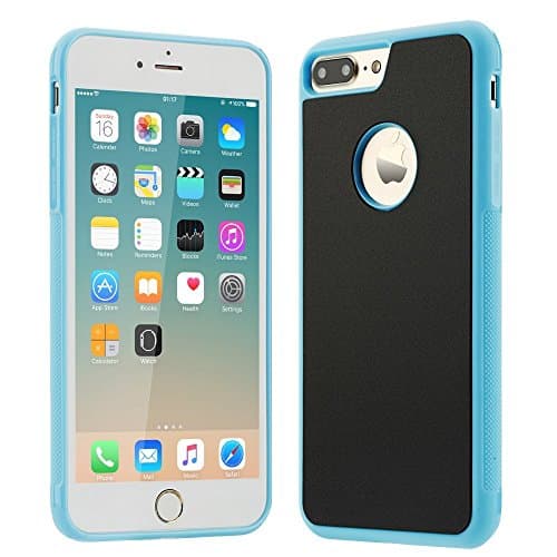 iPhone 7 Plus Case, SUKAR Anti Gravity Phone Case for iPhone 7Plus, Magical Nano Can Stick to Glass, Whiteboards, Tile and Smooth Flat Surfaces for iPhone 7 Plus (iPhone 7 Plus Blue)