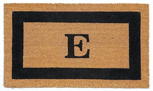 CastleMats "E" Doormat, Non-Slip, Durable, Made Using Odor-Free Natural Fibers, 18" L x 30" W