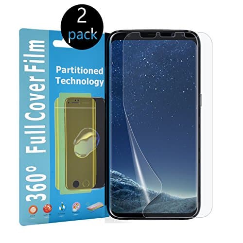 [2-Pack] Samsung Galaxy S8 Plus/S8+ Screen Protector [Full Coverage] [Case Friendly], Soft Flexible TPU film (HD) clear Xinplas Screen Protector