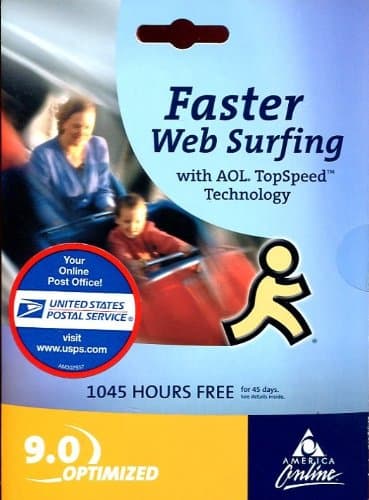 AOL ALL-NEW 9.0 OPTIMIZED CD /1045 HOURS FREE /BRAND NEW USPS!! /SEALED PACKAGE!