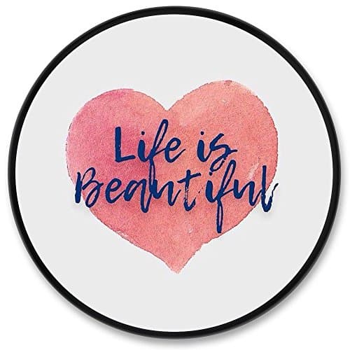 Cell Phone Holder, Multi-Function Mounts and Stands for Smartphone and Iphone(Life is Beatiful)