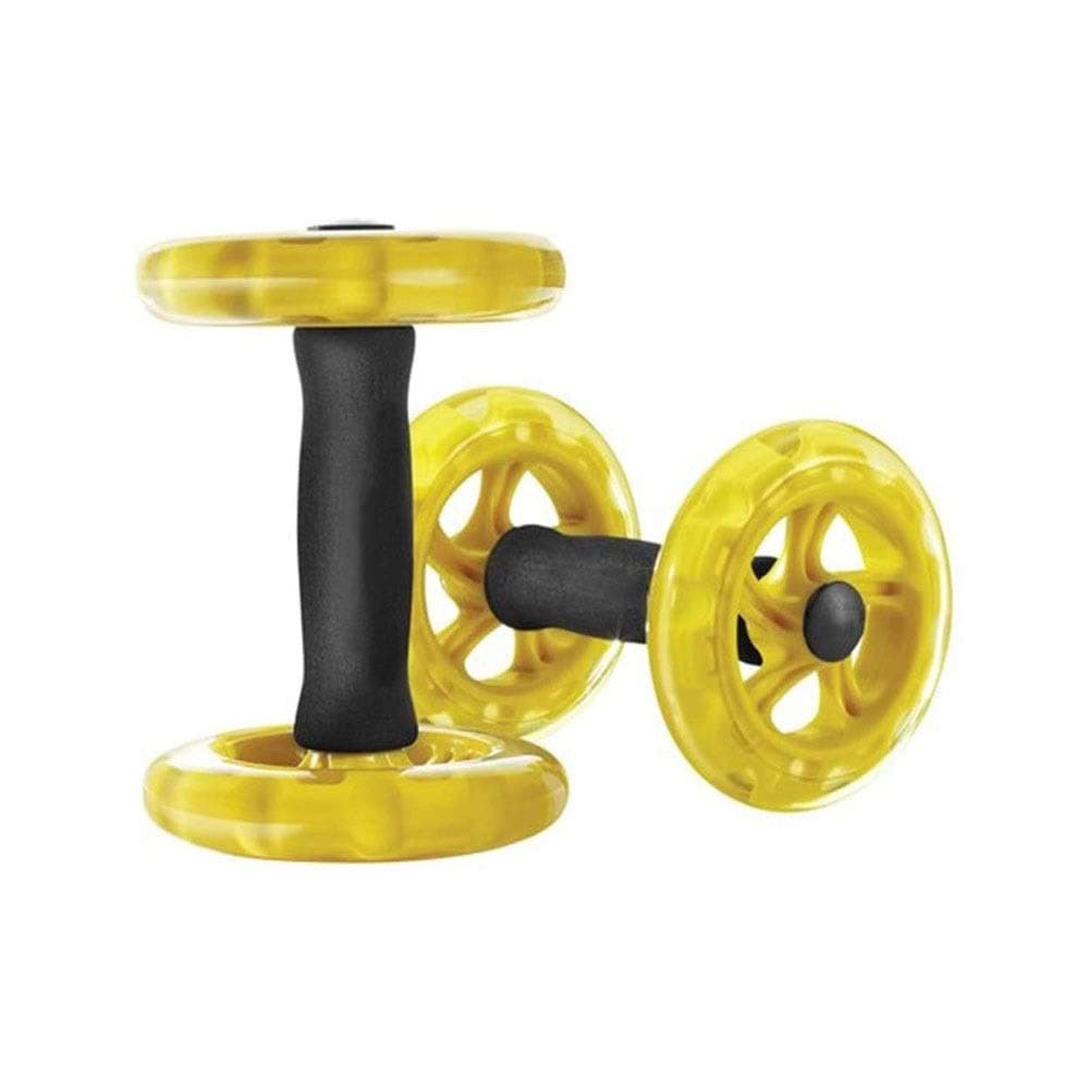 LKNJLL Core Wheels Dynamic Strength and Ab Trainer Roller, Set of 2,Home Fitness Workout-No Noise