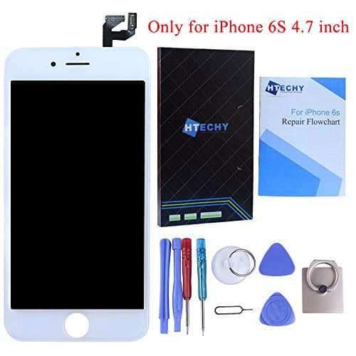 White LCD For iPhone 6S 4.7inch LCD Screen Replacement Kit Digitizer Touch Screen with Frame Display Assembly with 3D Touch &amp; Repair Tools