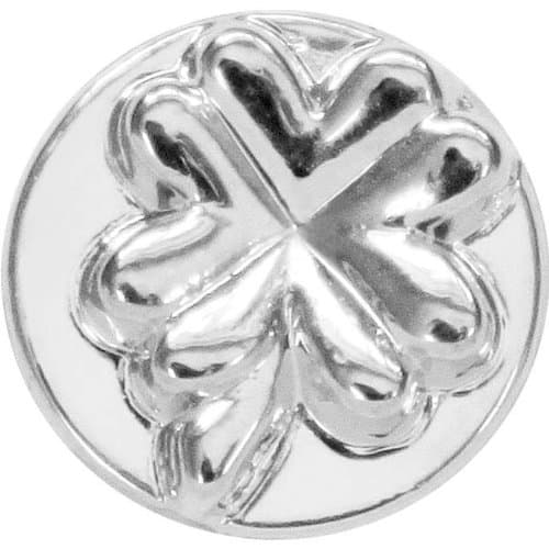 Amulet Home Button Sticker (Clover/Silver)
