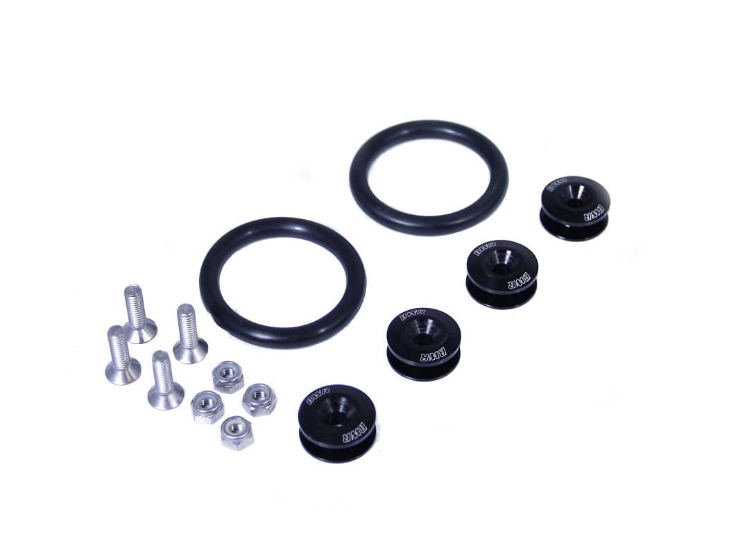 Blackworks Quick Release Fasteners Set (Black)