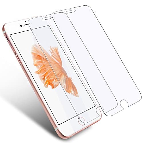 iPhone 6Plus Tempered Glass Screen Protector,INEER 2Pack iPhone 6S Plus Screen Protector Glass-Transparent HD Clear Screen Protector Film Anti-Scratch for iPhone 6Plus/6s Plus 5.5inch