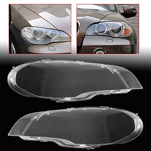 WUPYI2018 Headlight glass diffuser, 2 pieces, headlight cover, right and left.