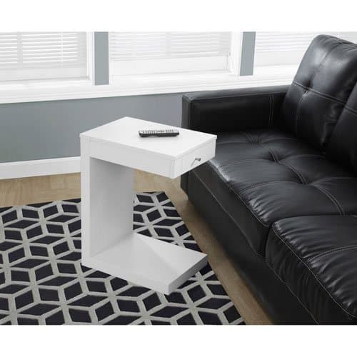 Hawthorne Ave White Accent Table