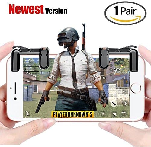 1 pair Mobile Game Fire Button Aim Key Smart phone and game PUBG Rules of Survival Gaming Trigger L1R1 Shooter Controller for iPhone Andriod Smartphone