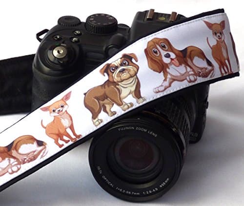 Dogs Camera Strap. Padded Camera Strap. DSLR Camera Strap. Canon, Nikon Camera Strap. Accessories; 196