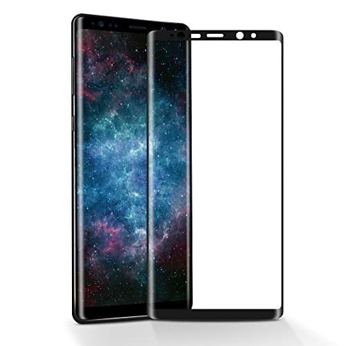 ONIPU for Samsung Galaxy Note 8 Screen Protector - Full Coverage, Case Friendly, Anti Fingerprint, 99.9% HD 0.33mm 9H Tempered Glass Screen Protector for Samsung Galaxy Note 8 6.3''[Black]