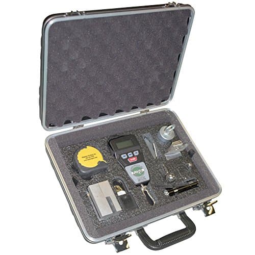 MPI Digital Magnetic Pull Test Kit – 44 Pound Capacity – Includes Scale, Reference Devices, Metal Spacers, Calibration Weight