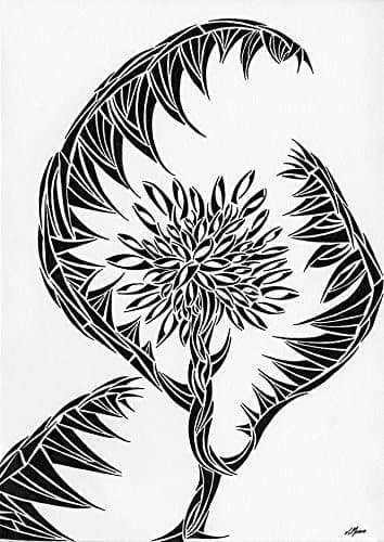 Leaves Framing Flower