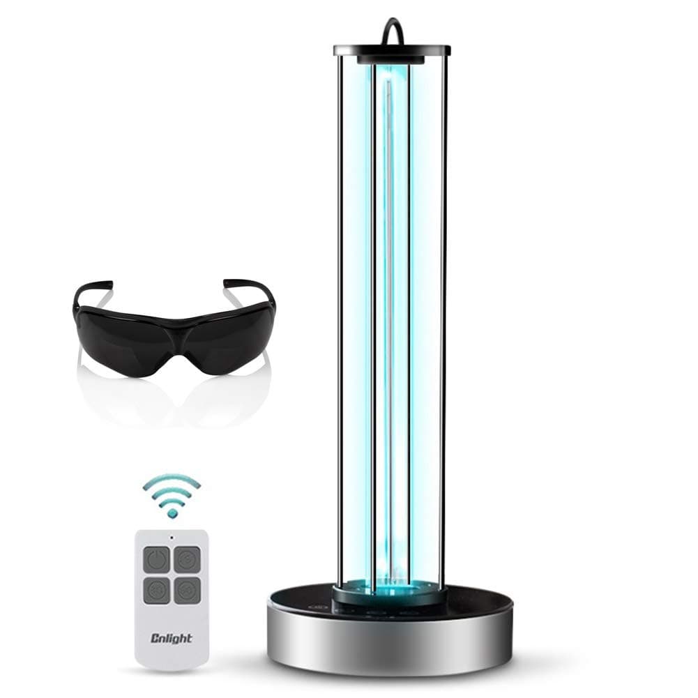 UV Disinfection Lamp, UV Efficient Sterilization with Control Timer, 99% Antibacterial Rate And Clean The Air Used for Eliminate Bacteria And Viruses(15/30/60Minute)