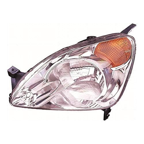 Ultimate Styling Manual Adjustment Halogen Headlight/Headlamp Without Load Level Motor Passenger Side N/S Internal Colour (Bezel) As Pictured