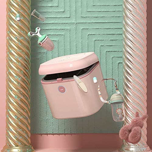 UV Baby Bottle Steriliser, Portable Multi-Function Sterilizer Low Temperature Drying Avoid Burns and Secondary Pollution Automatic Power Failure Protection Design Multi-Category Application