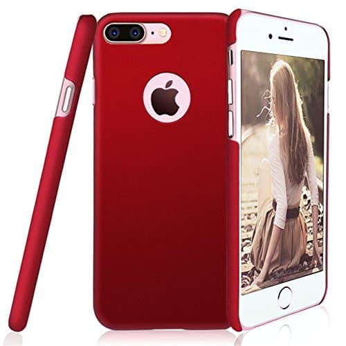 iPhone 7 Plus Case, Acewin [Exact-Fit] iPhone 7 Plus Slim Fit Case Soft Finish Coated Surface with Premium Matte Hard Anti-Scratch Cover for iPhone 7 Plus (5.5) (Wine Red)