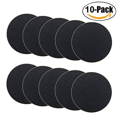 10-Pack Charcoal Filter for Kitchen Compost Bin Filters Replacement Compost Pail Bucket Refill 7.25 inch, Round