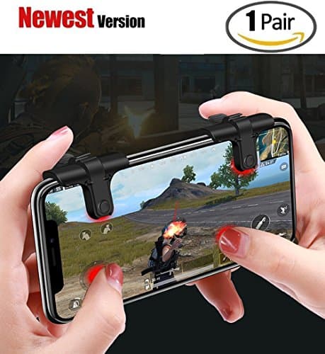 Newest Version Mobile Game Controller L1R1 Pubg Trigger,Smartphone Joystick PUBG Mobile Gaming Trigger Fire Button Handle L1R1 Shooter Controller,Fifth Generation 1 Pair