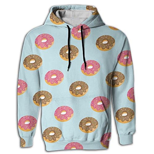 Donuts Pattern Unique Big Pockets Urban Sweatershirt