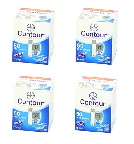 Bayer Contour Test Strips, 50 Count (4 Pack)