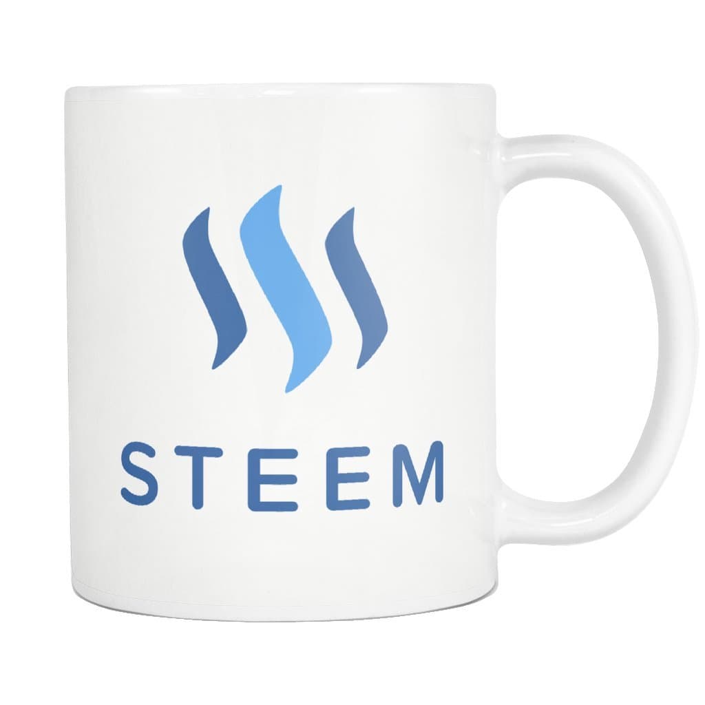 Steem Cryptocurrency Coffee Mug (White)