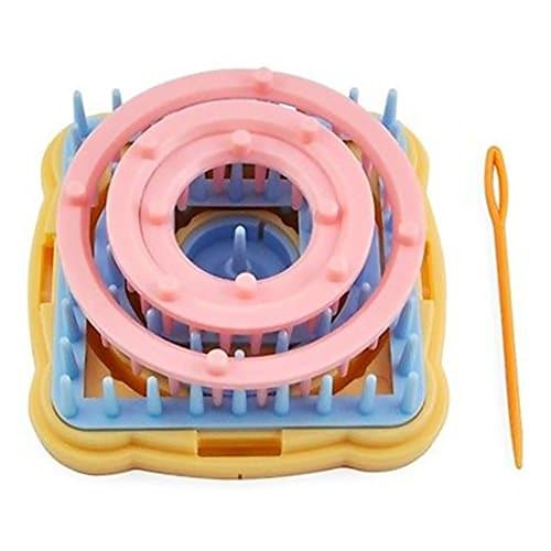 9Pcs Knitting Loom Flower Daisy Pattern Maker Wool Yarn Needle Knit Hobby Loom Knitting Machine Sewing Tools