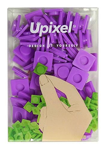 Upixel Large Pixel Chips - Create Pixel Art on Backpacks, Purses, iPhone Cases &amp; More – Purple