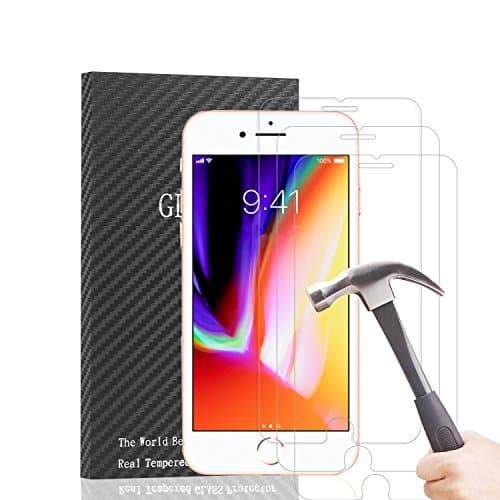 Arctic Fish iPhone 8 Plus,7 Plus,6s Plus,6 Plus Screen Protector Glass 3Pack 0.15mm Ultra Thin Tempered Glass Screen Protector for iPhone 8 Plus -Arctic Fish[5.5" inch]