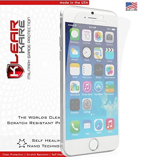 Apple iPhone 7/8 Plus - KlearKare Invisible Screen Shield Protector (HD) Clear | Self Healing Nano Technology | Bubble Free …
