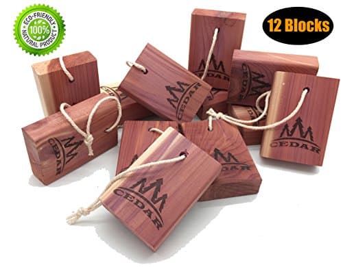 Moth Repellent - Red Cedar Closet Storage Essentials,Clothes Protector and Moth Repellent Hang Up with Cedar Fragrance Odour Protection for Wardrobes