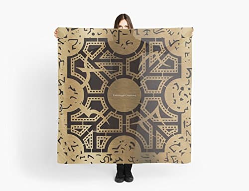Hellraiser Lament Configuration Side D Multi-Purpose Scarf, Shawl, Wrap, Table Cloth