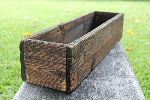 24" Rustic Planters Box (3.75"T - Short Version)