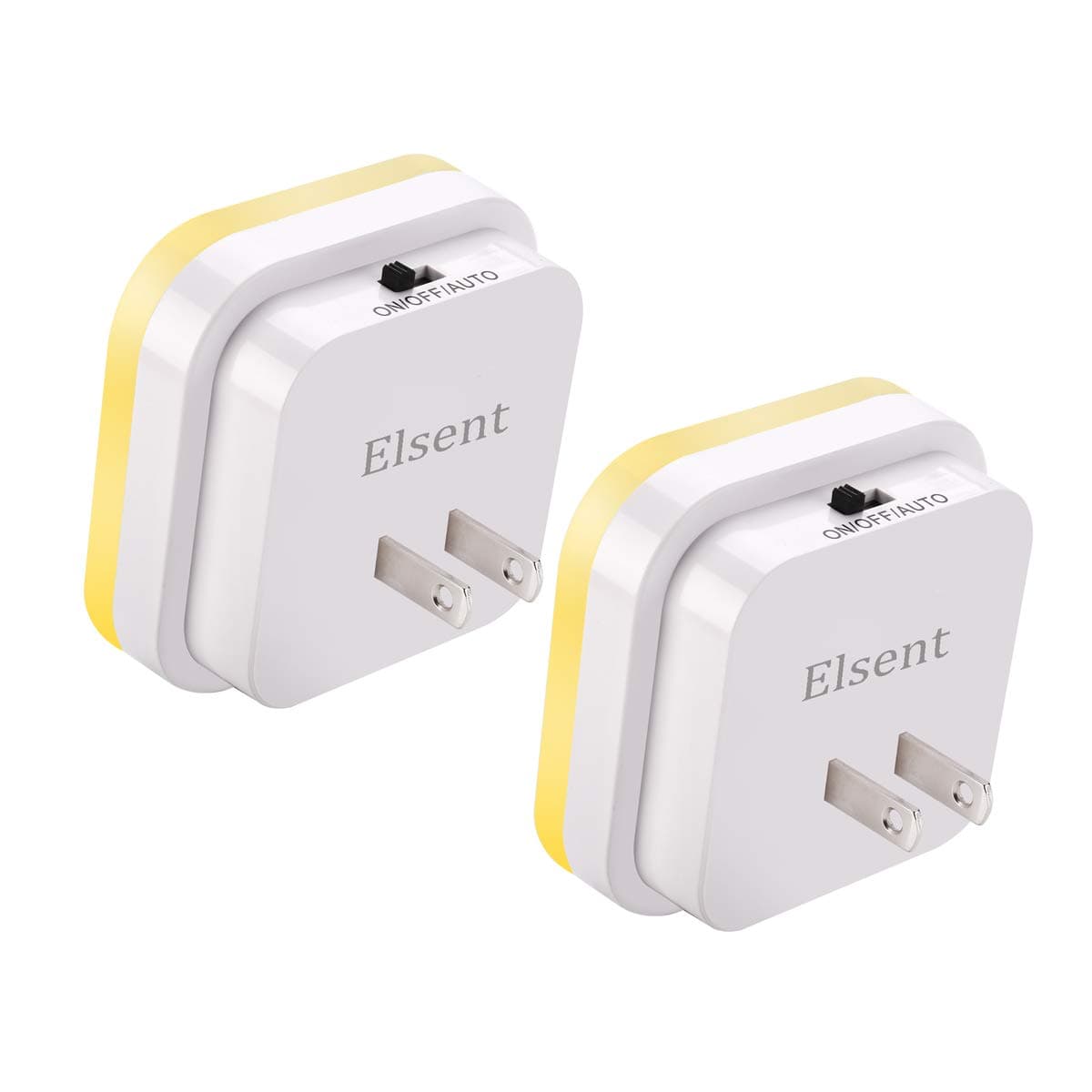 [ Bright Warm White Glow ] Plug in Motion Sensor Light, LED Motion Activated Night Lights with Pack of 2