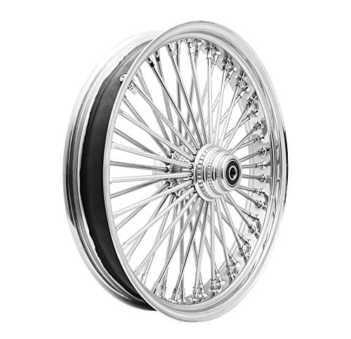 Ride Wright Wheels 18x8.5-50_CHR-Rm_STD-Np_STNLS-Sp_POL-Hb Fat 50-Spoke Original "Fat Daddy" Omega Wheel Chrome Chrome