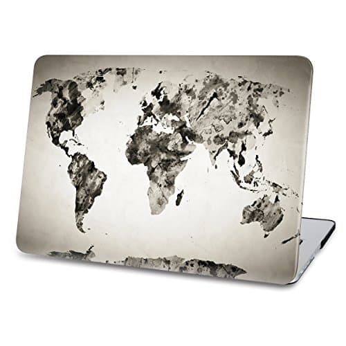 Decalshut World Map macbook case Hard Shell Protective Plastic Case Cover For Apple Macbook (MacBook 12 inch with Retina Case, WorldMap 12)