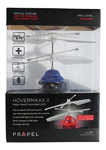 Propel RC Hovermaxx 2.0 UFO, LED Remote Control, Hovers 30ft High - Purple
