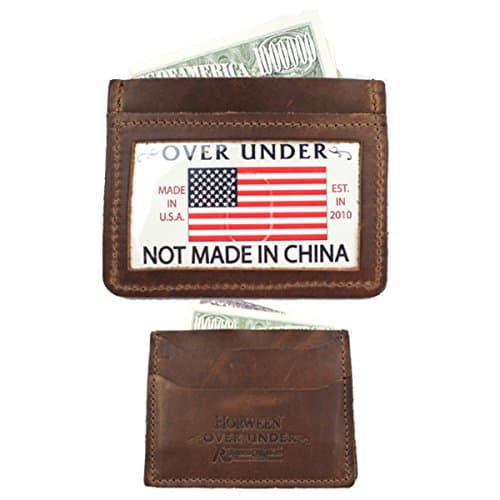 Over Under Horween Simple Card Wallet