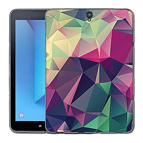 Galaxy Tab S3 9.7 Case, KHKJ Pattern Design [Clear Bumper] [Anti-Scratch] Soft TPU Tablet PC Skin Back Cover For Samsung Galaxy Tab S3 9.7 inch (Style:01)