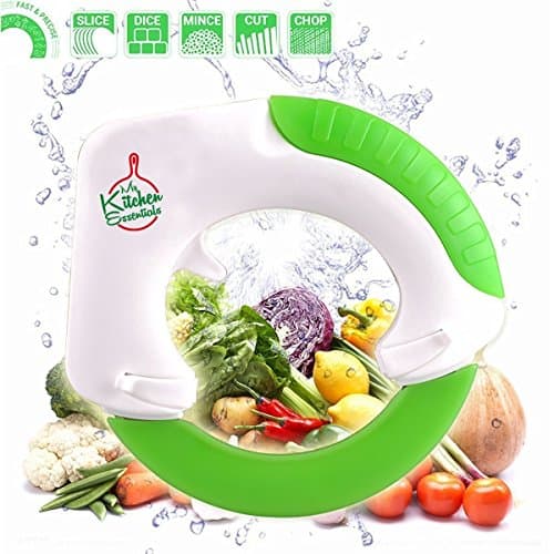 TRIPLE BUNDLE 2nd Gen Circular Rolling Knife Multi-Purpose Cutting Tool - Unique Ergonomic Design- FAST &amp; EASY for cutting Meat, Salad, Pizza &amp; Vegetables Protect your wrist with this Knife