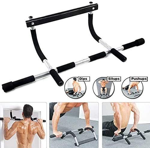 Pullup Bar, Multi-Grip Chin-Up Bar Door Pull-Up Bar Body Workout Bar Heavy Duty Doorway Trainer for Indoor Home Gym