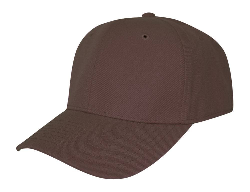 Blank Fitted Curved Cap Hat
