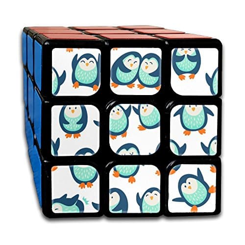 Pattern With Funny Penguins Magic Cube 33 Popular Cube IQ Tester