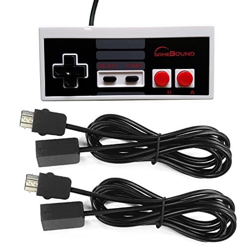 Gamebound NES Nintendo Classic Edition Mini Controller + 2 Extension Cables 6 feet Combo