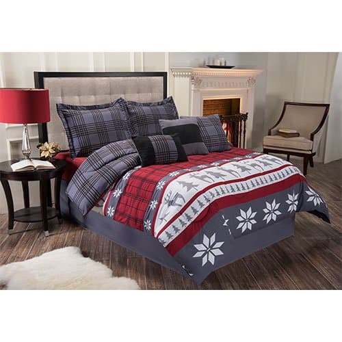 Nortic 7 Pc Comforter Set in King Size