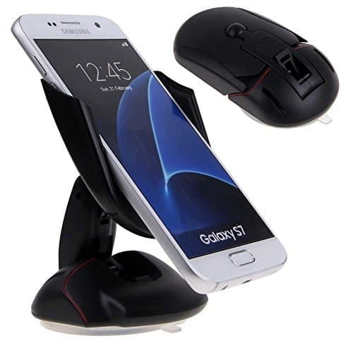 Mouse Shape Foldable Multifunctional One Touch Car Phone Holder Stand Phone Holder for Car,Car Phone Mount, Car Mount, Car Phone Holder with One-button Release for iPhone, Galaxy,Samsung