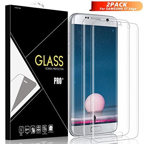 Loisa Galaxy S7 Edge Screen Protector [2 Pack], Full Coverage 3D PET Soft TPU Premium Screen Film with Lifetime Replacement Warranty for Samsung Galaxy S7 Edge
