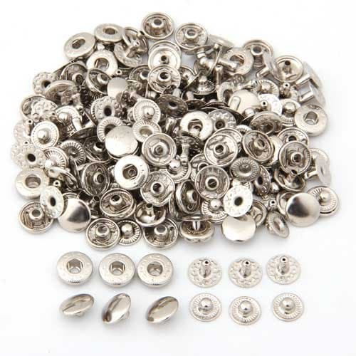 Ecloud ShopUS 50 x Metal No Sewing Press Studs Button Snap Fastener Popper Set Hot